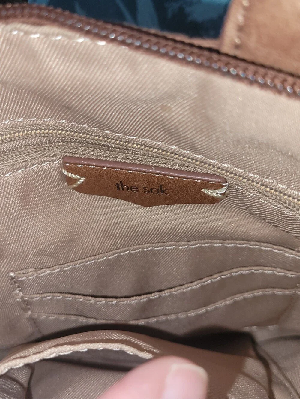 The Sak Embossed Leather Backpack Purse Boho Cowgirl